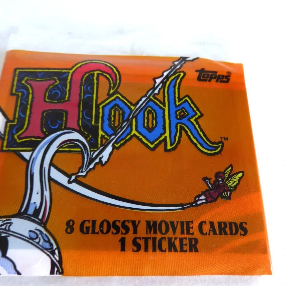 NEW VINTAGE 1991 HOOK MOVIE TOPPS TRADING CARDS ROBIN WILLIAMS SEALED UNOPENED - Picture 2 of 5